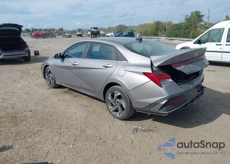 2024 Hyundai Elantra Hybrid Limited из США, поврежденный, VIN KMHLN4DJ3RU093994